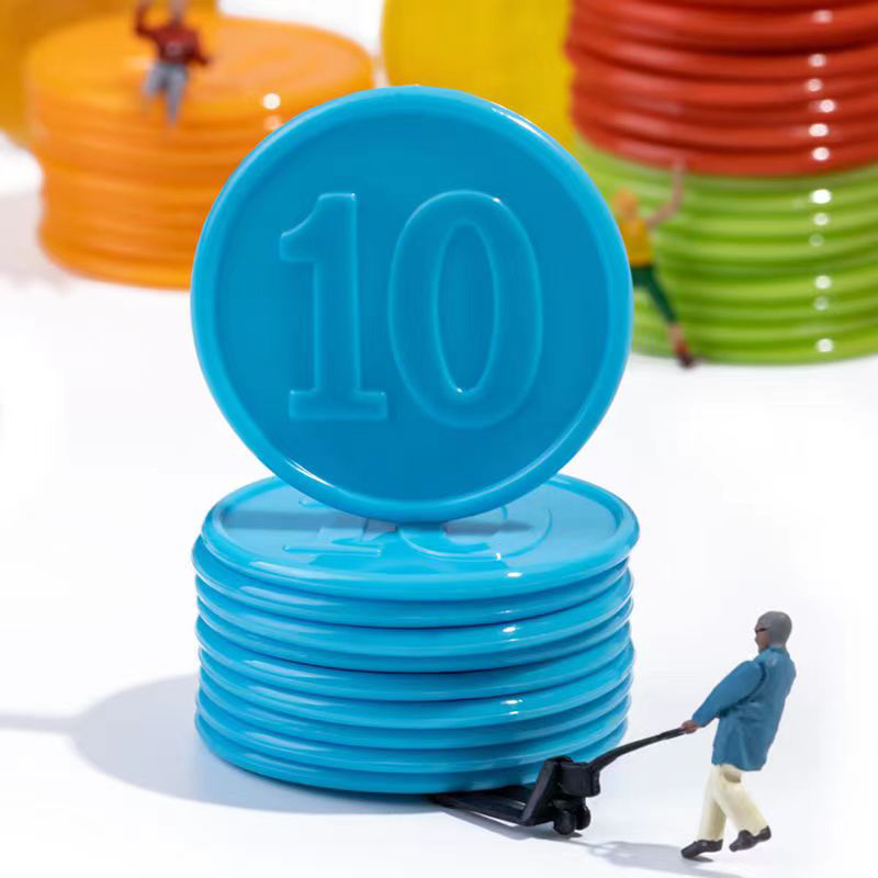 Board Game Zenith - 40 SZTUK Żetonów do Pokera z