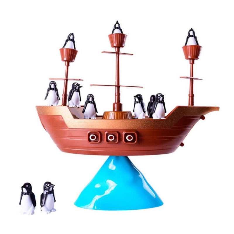 Board Game Pirates - Statek piracki balans gra Little Penguin
