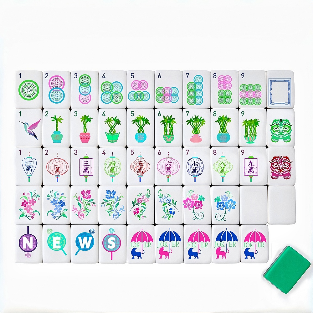 Board Game Wild Wild - Amerykański zestaw do Mahjonga 2026, klocki