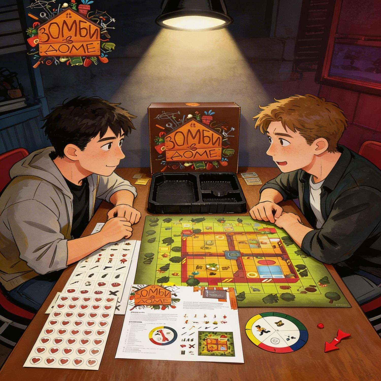 Board Game Zombie - Rosyjska wersja gry planszowej o tematyce
