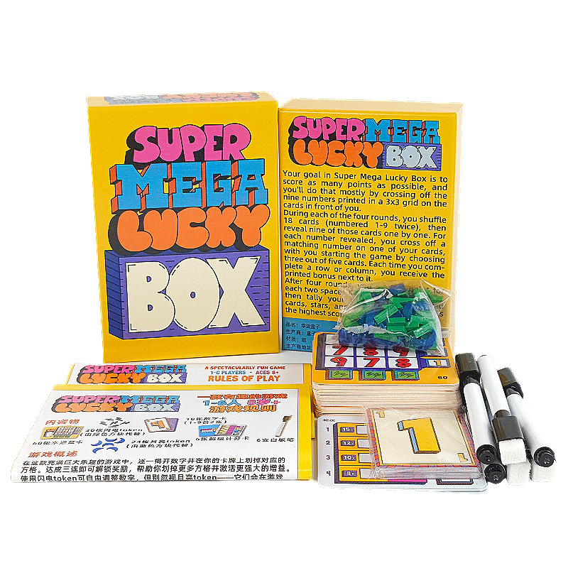Super Mega Lucky Box Gra Plans – Strategy Board Game recenzja i cena