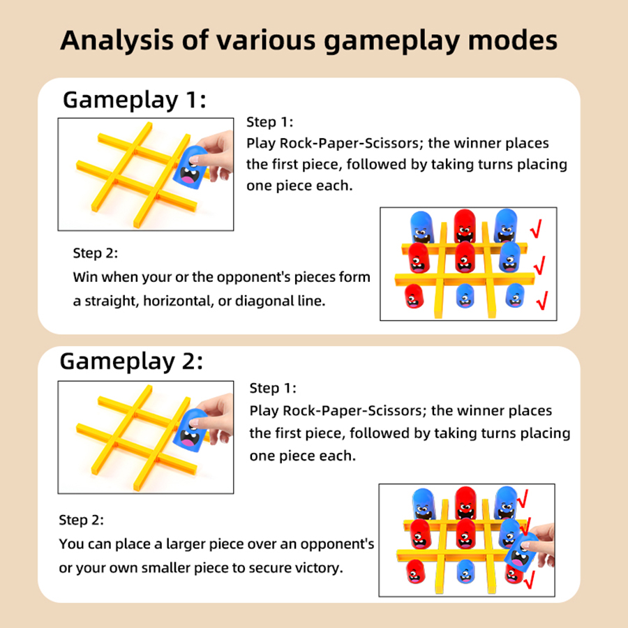 KNYYSECQ Gra w Kółko i Krzyżyk – Strategy Board Game recenzja i cena