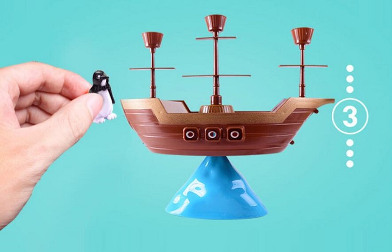 Statek piracki balans gra Litt – Board Game Pirates recenzja i cena