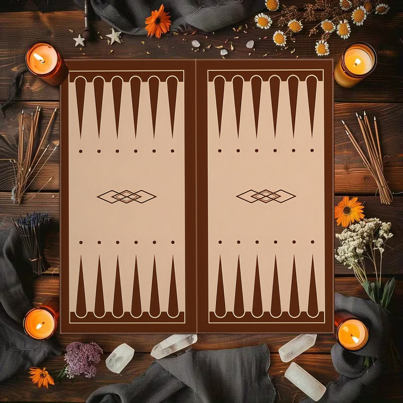 1 szt. Brązowa Mata do Backgam – Board Game Zenith recenzja i cena