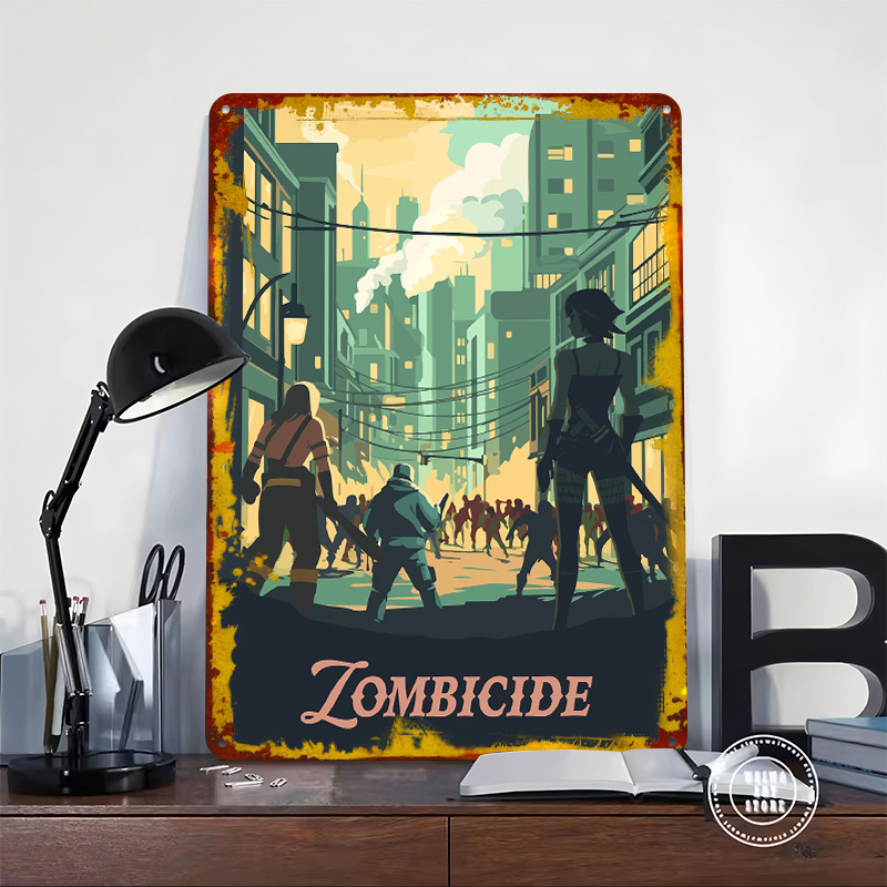 Plakat metalowy inspirowany gr – Board Game Zombicide recenzja i cena