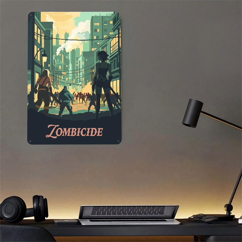 Metalowy plakat inspirowany gr – Board Game Zombicide recenzja i cena