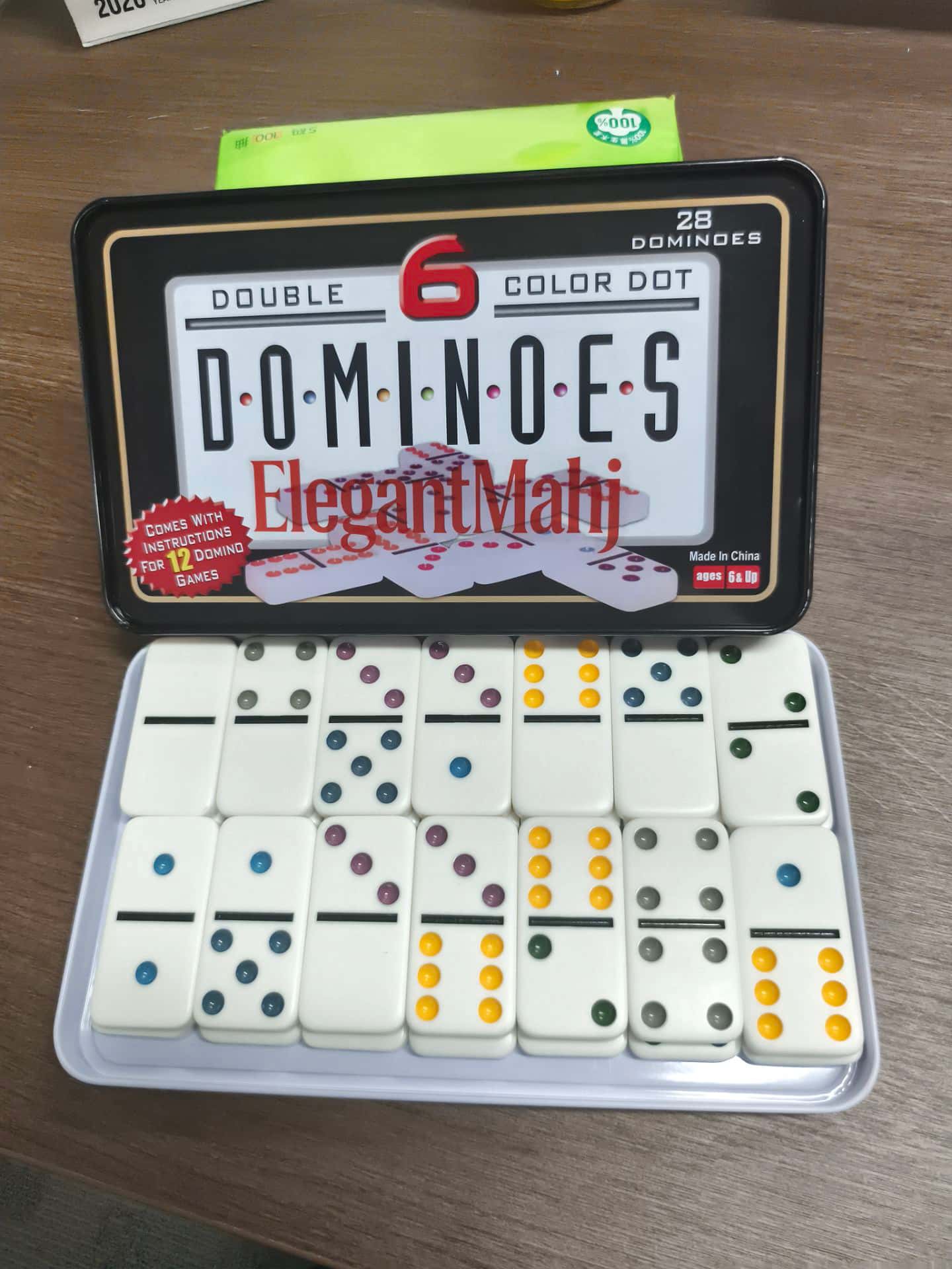 Elegancki zestaw domino Double – Board Game Dots recenzja i cena